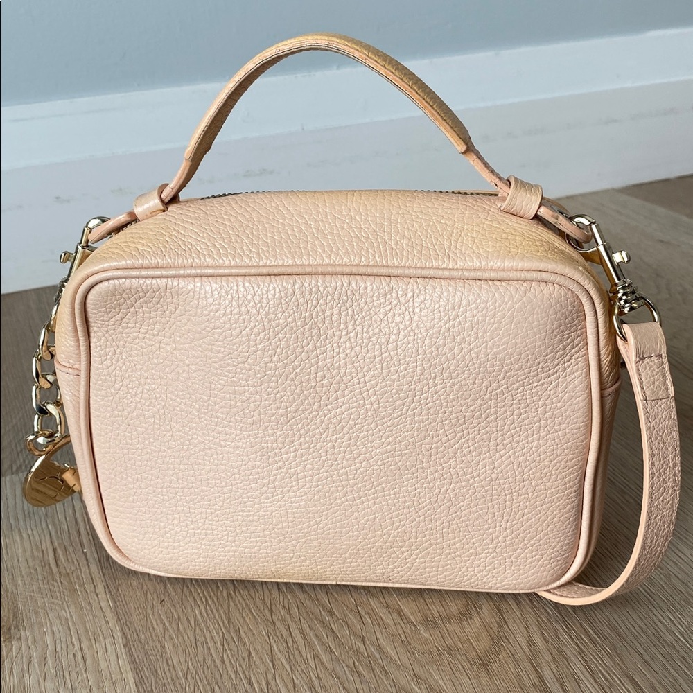 Versace Collection Blush Leather Crossbody Bag - Picture 6 of 14